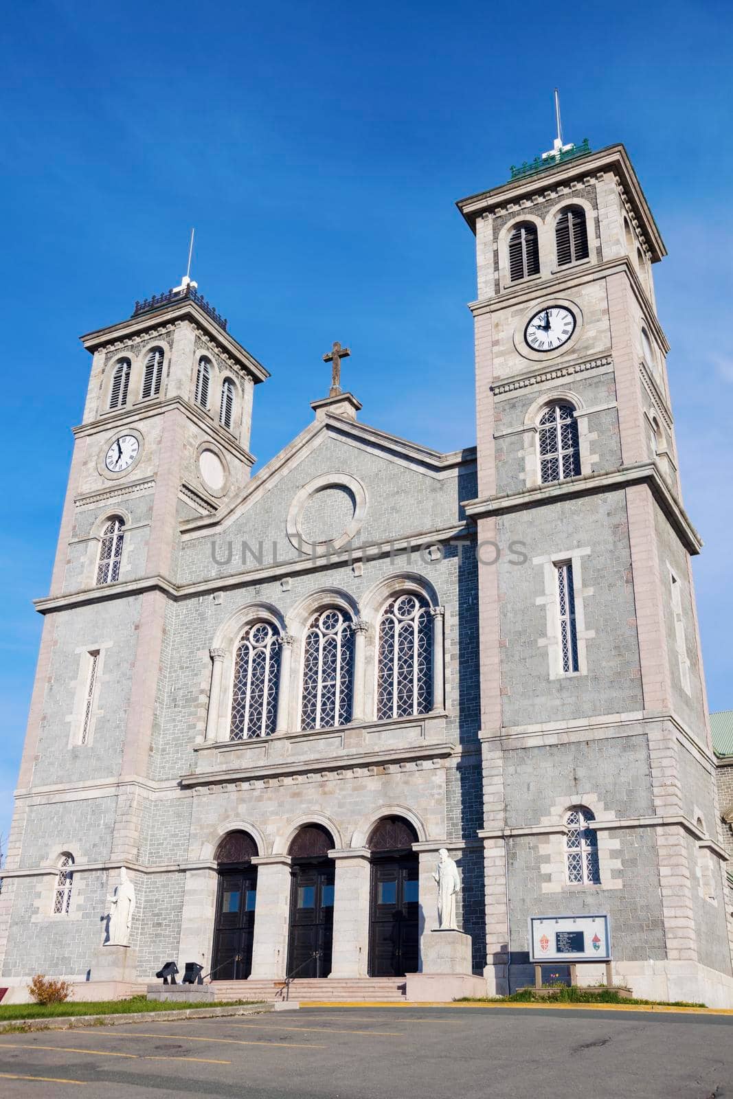 The Basilica Cathedral of St. John the Baptist in St. John's, Newfoundland. St. John's, Newfoundland and Labrador, Canada.