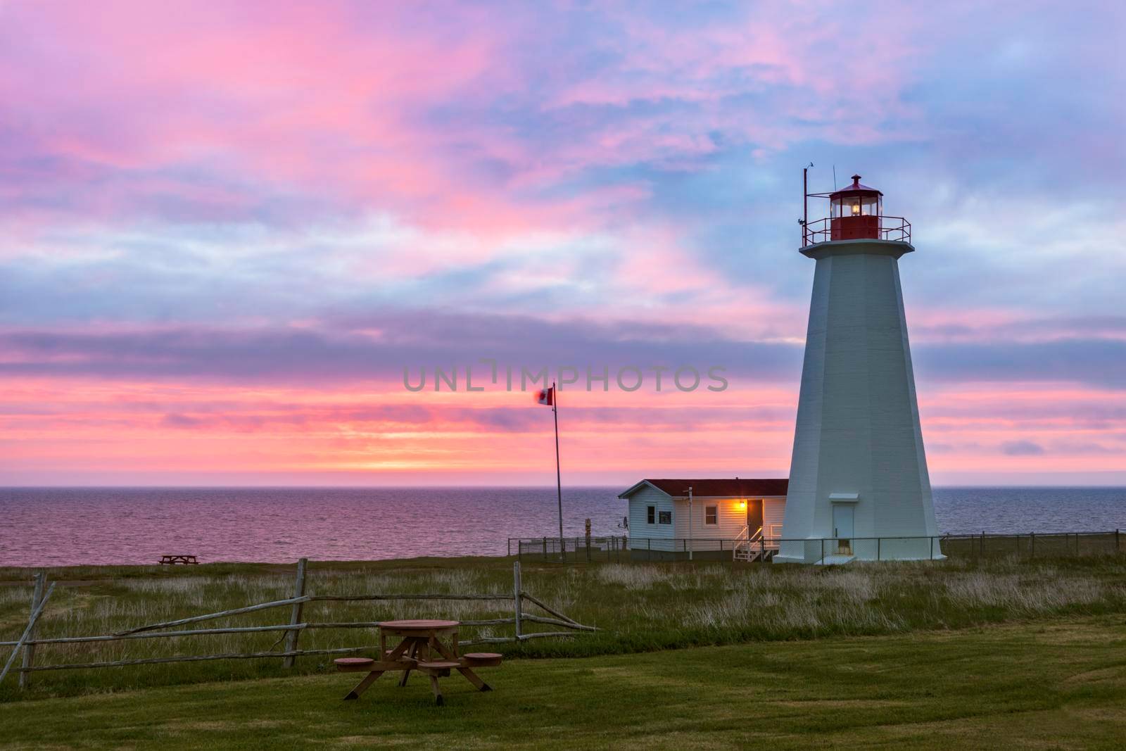 Cape Anguille Lighthouse, Newfoundland. Newfoundland and Labrador, Canada.