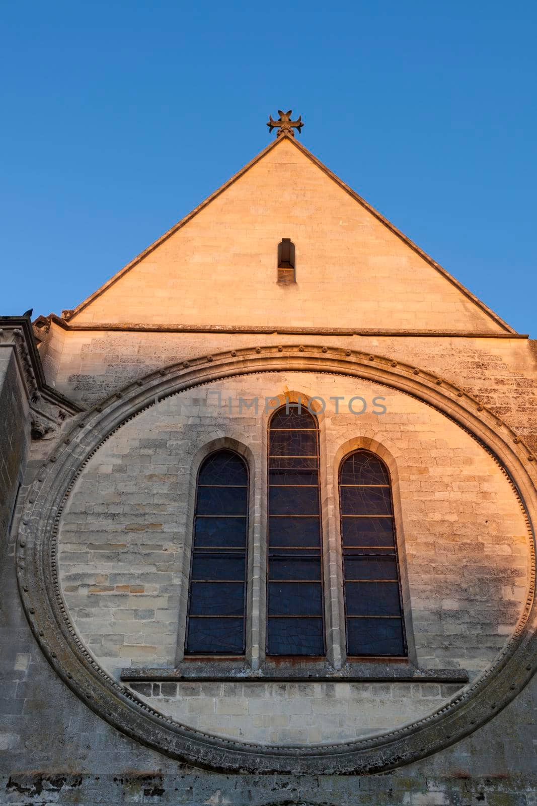 St Frambourg Collegiate in Senlis. Senlis, Hauts-de-France, France.