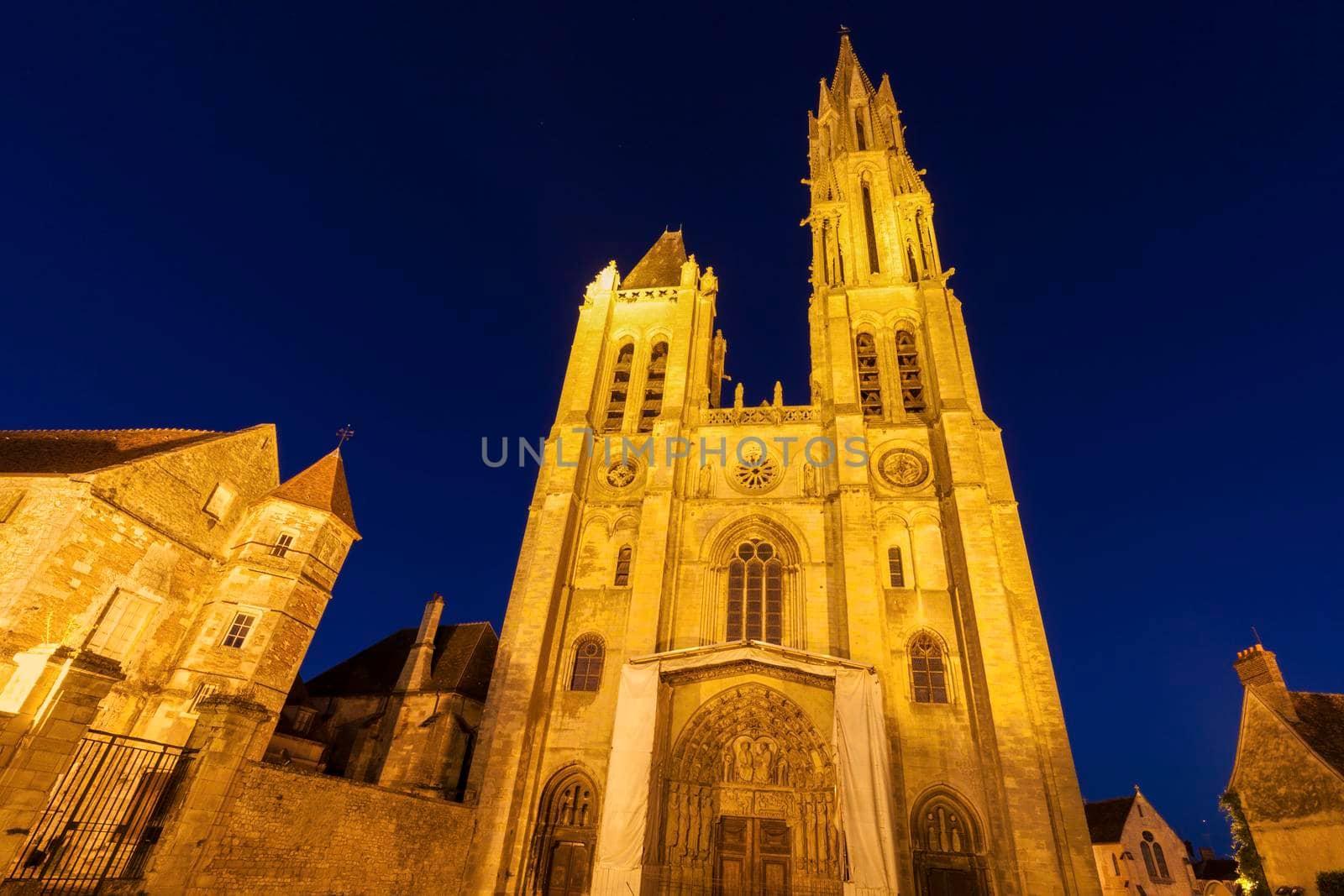 Senlis Notre Dame Cathedral. Senlis, Hauts-de-France, France.