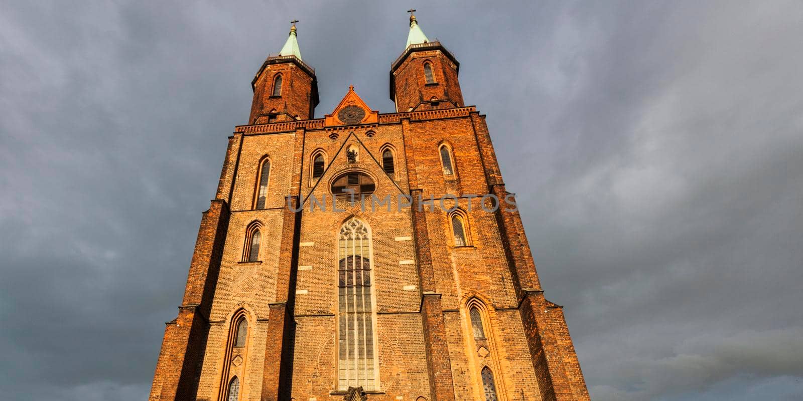 Church of the Virgin Mary in Legnica. Legnica, Lower Silesian, Poland.