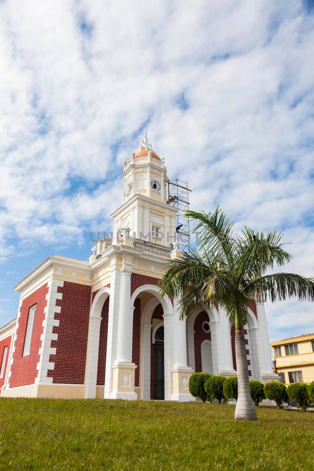 El Carmen Church in Santa Ana. Santa Ana, El Salvador.