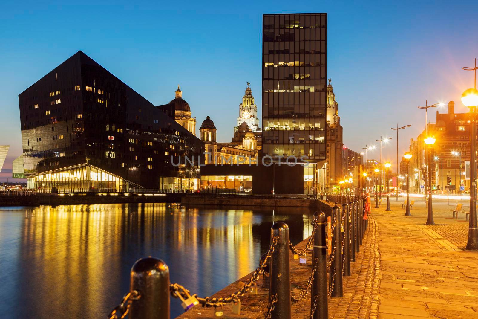 Canning Dock in Liverpool. Liverpool, North West England, UK.