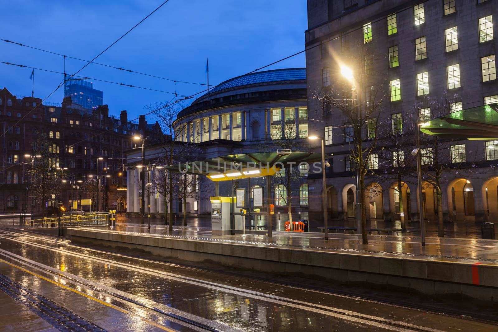 Manchester Central Library. Manchester, North West England, United Kingdom.
