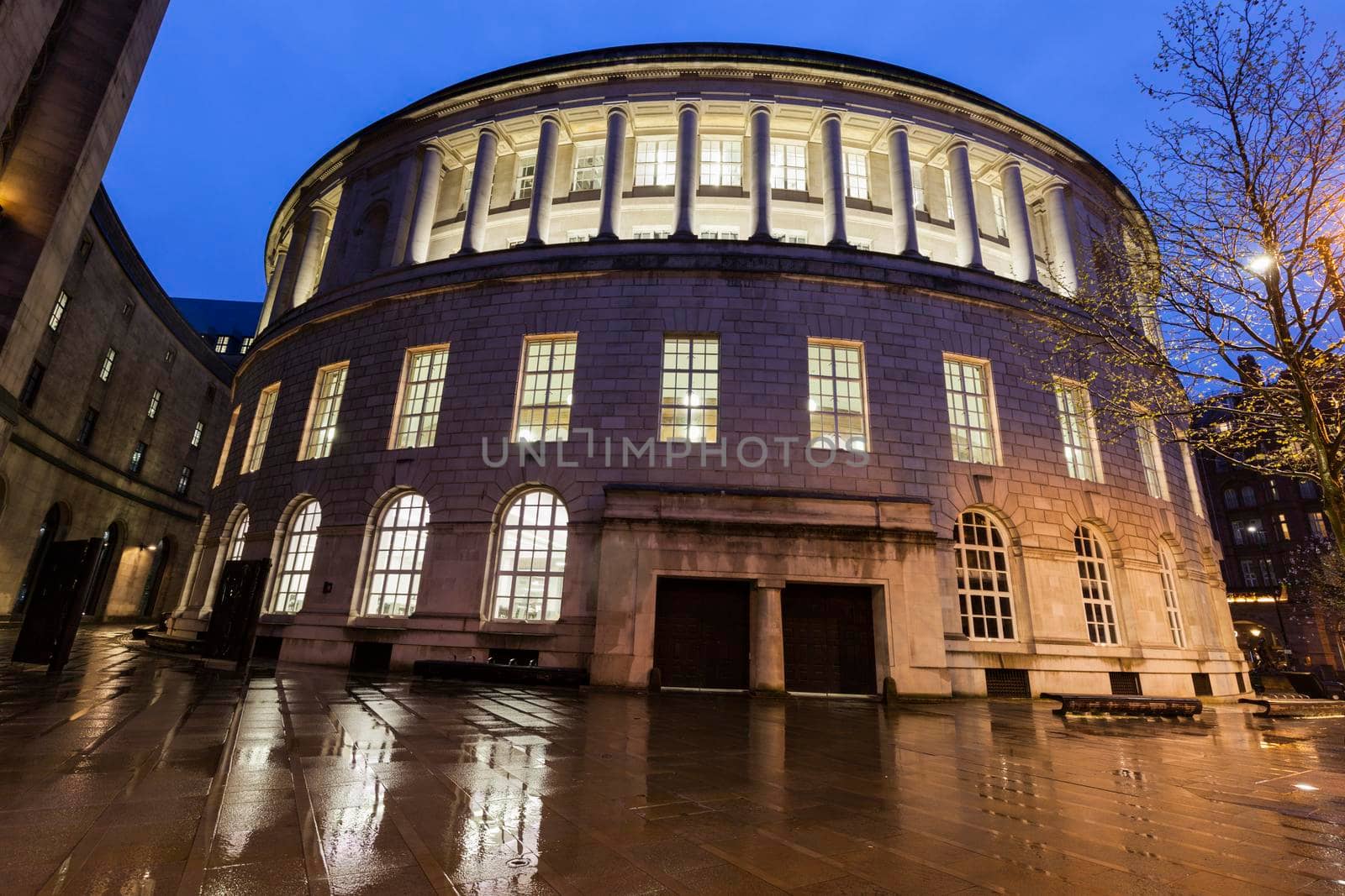 Manchester Central Library. Manchester, North West England, United Kingdom.