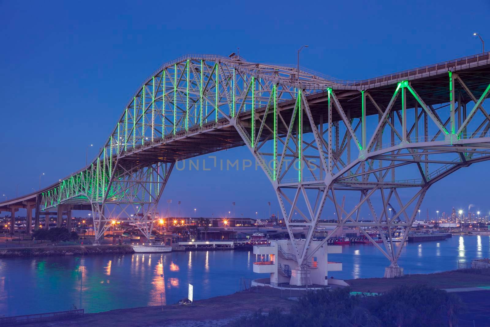 Corpus Christi Harbor Bridge. Corpus Christi, Texas, USA.