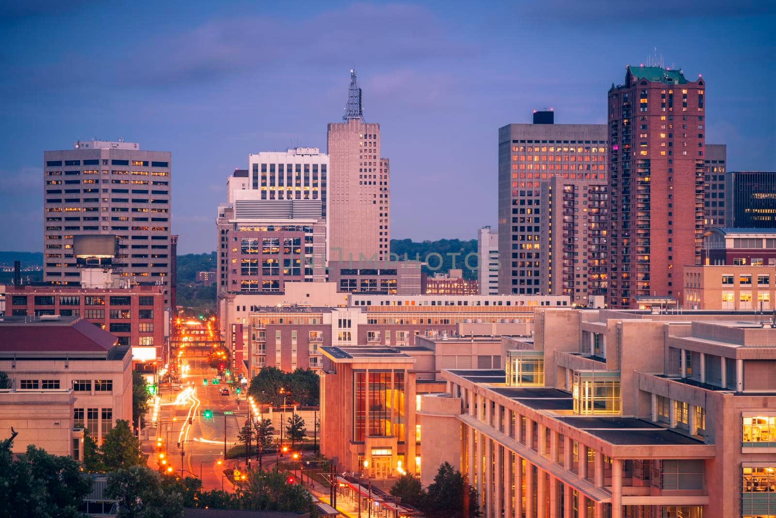 Panorama of St. Paul. St. Paul, Minnesota, USA.