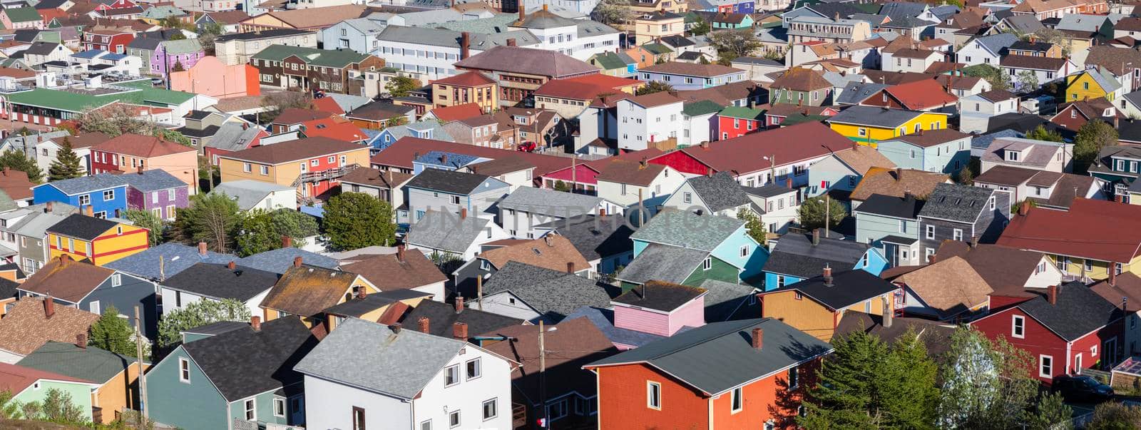 Saint Pierre panorama. Saint Pierre, Saint Pierre and Miquelon.