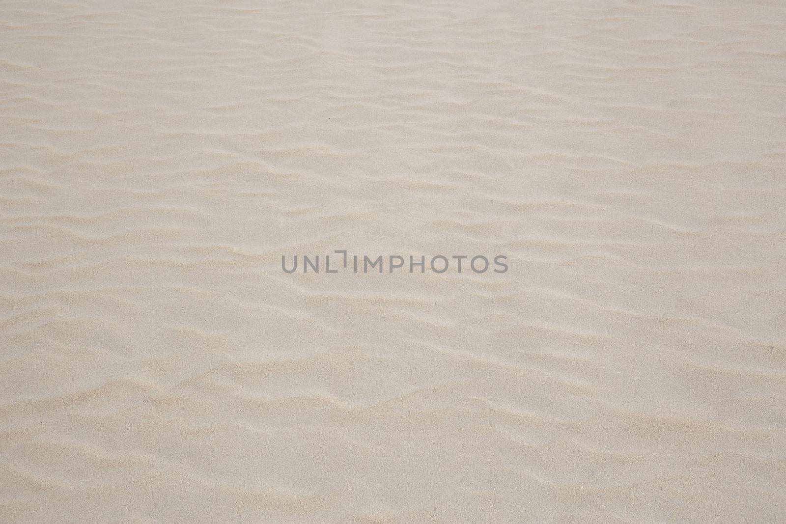 Sand surface on the beach Wave pattern