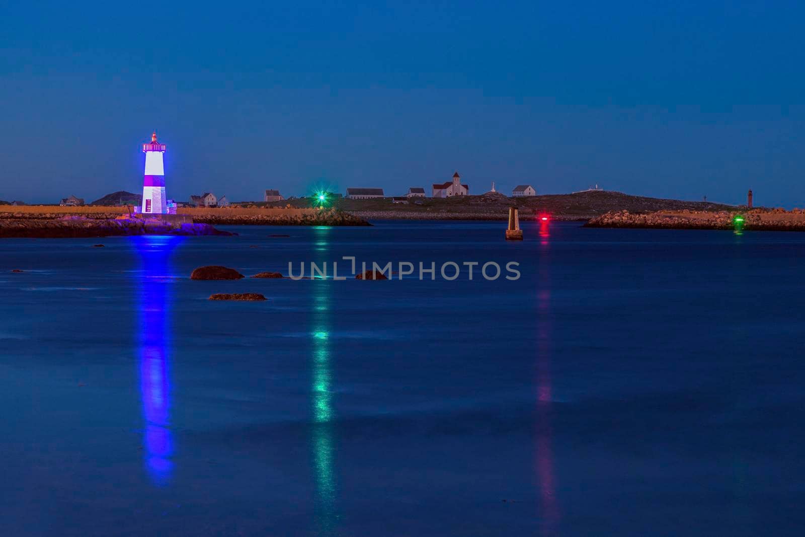 Saint Pierre lighthouse. Saint Pierre, Saint Pierre and Miquelon.