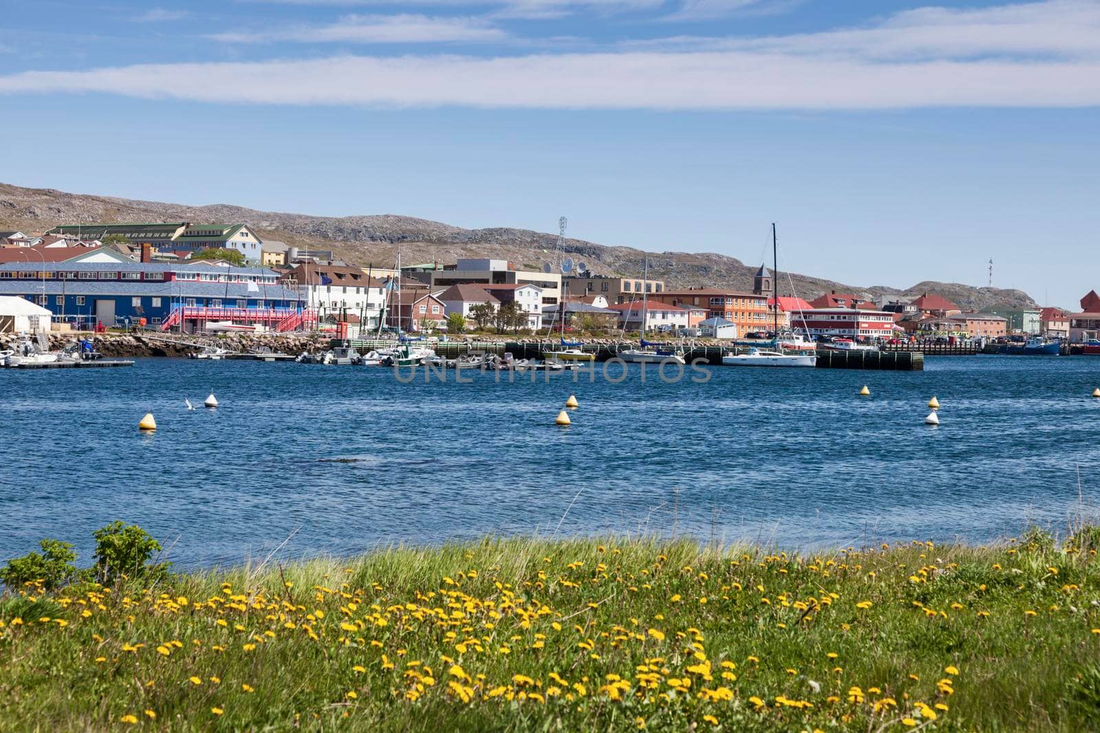 Saint Pierre panorama. Saint Pierre, Saint Pierre and Miquelon.