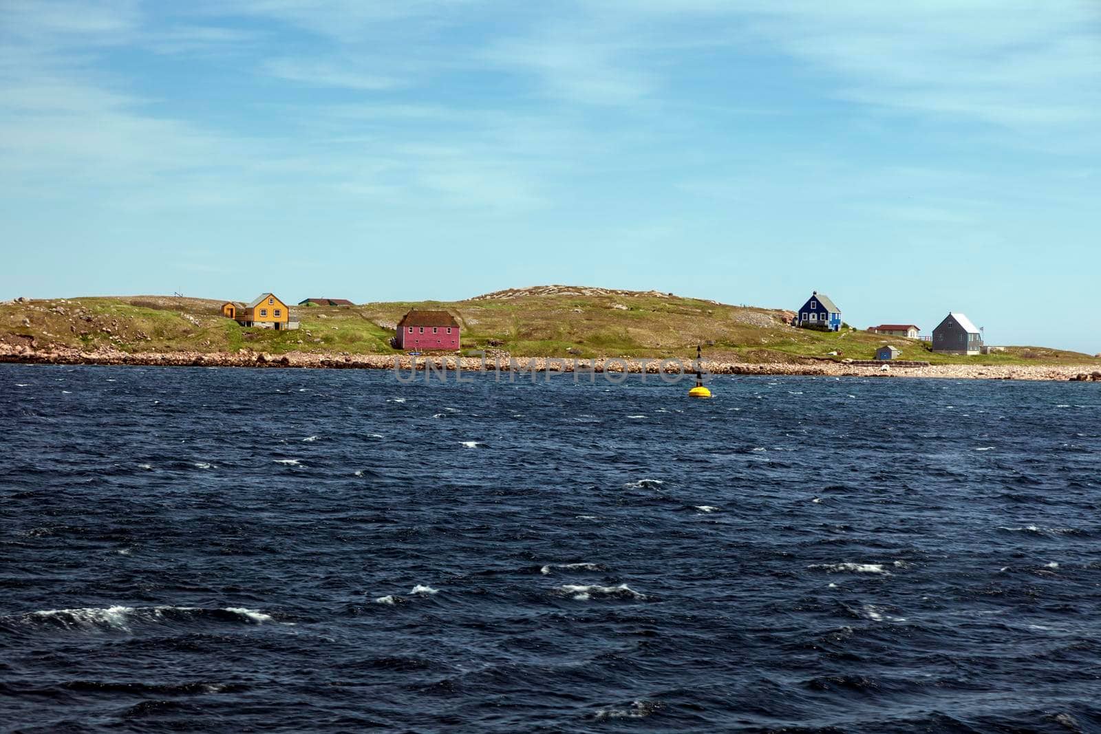 Saint Pierre panorama. Saint Pierre, Saint Pierre and Miquelon.