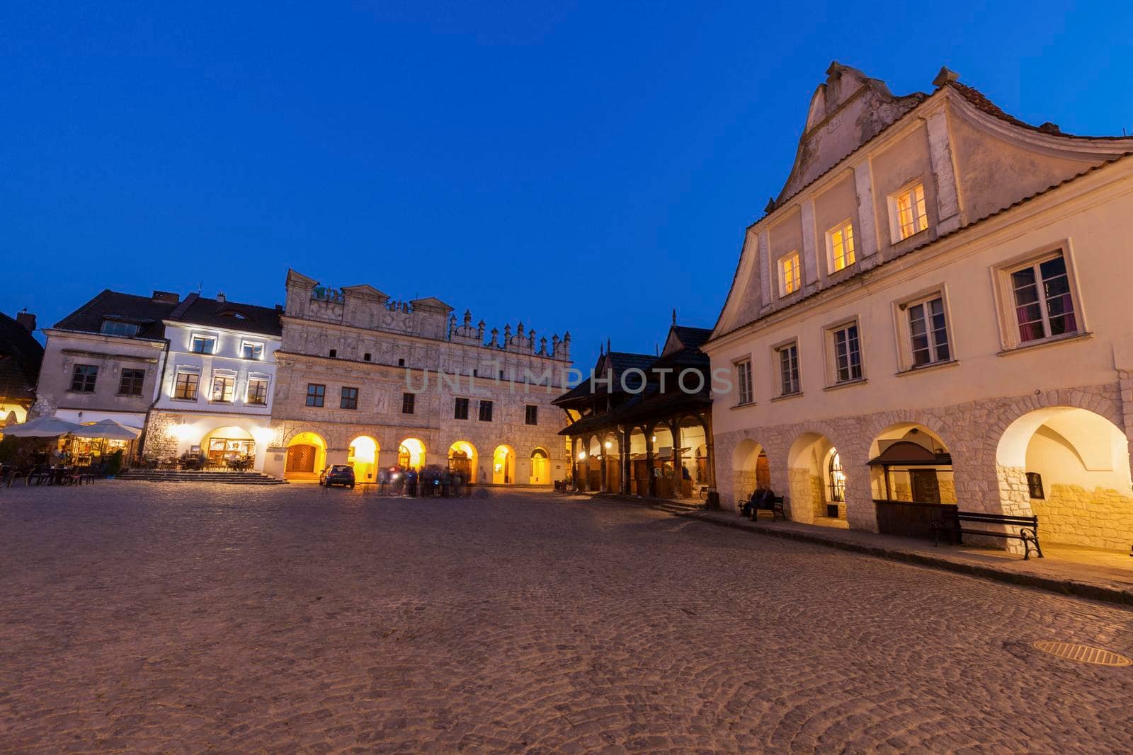 Market Square in Kazimierz Dolny. Kazimierz Dolny, Lubelskie, Poland.