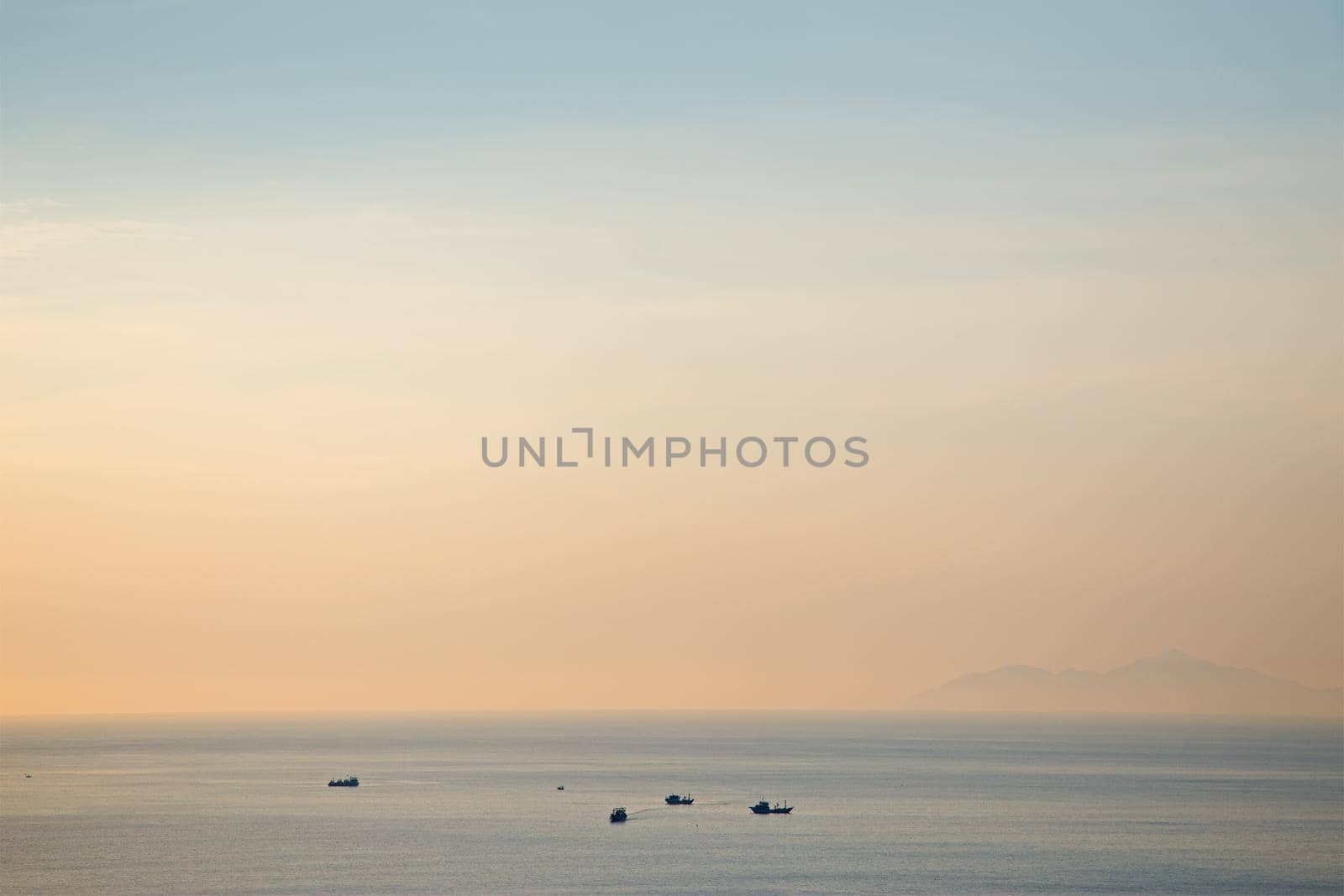 Aerial view of boats in sea, high angle view by samarttiw