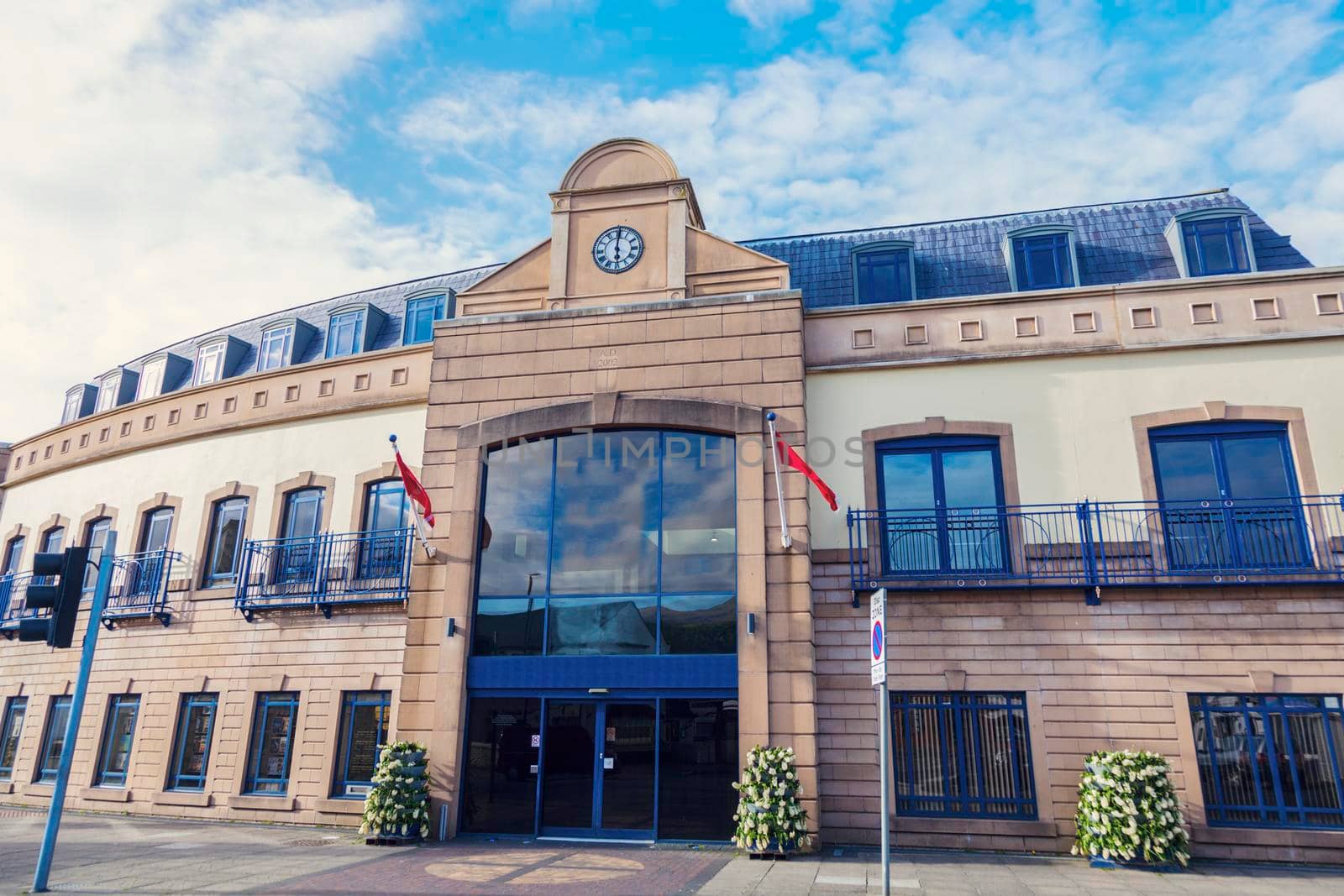 Ramsey Town Hall. Ramsey, Isle of Man.