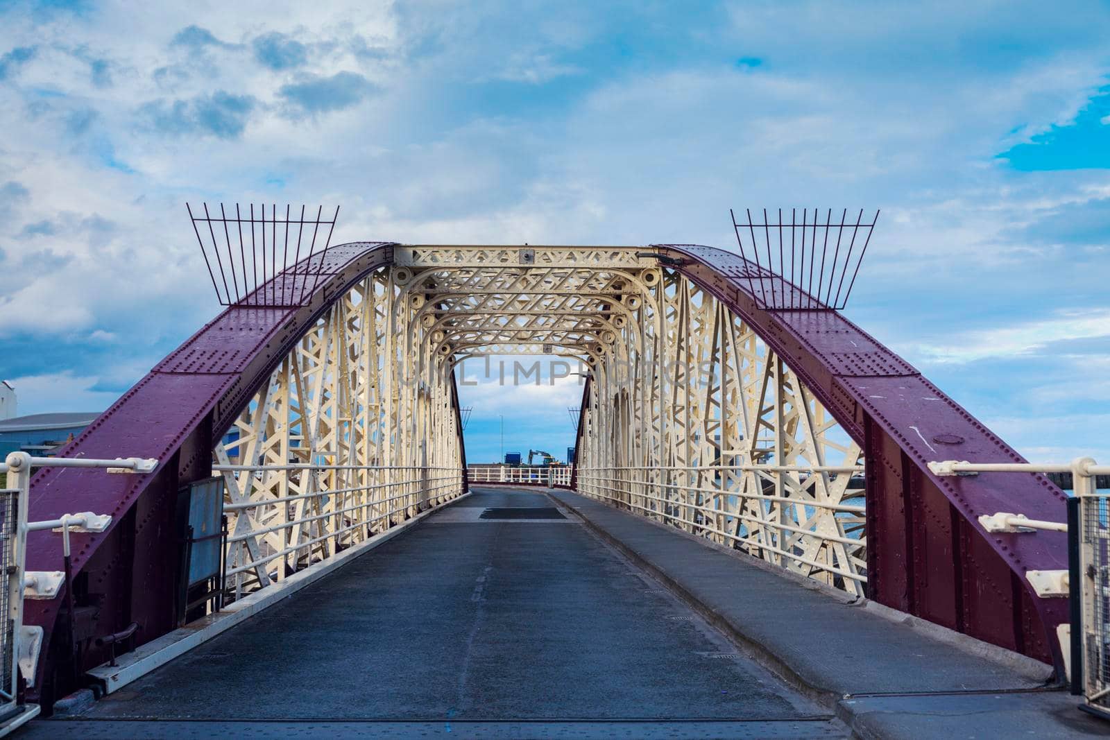 Bridge in Ramsey on the Isle of Man. Ramsey, Isle of Man.