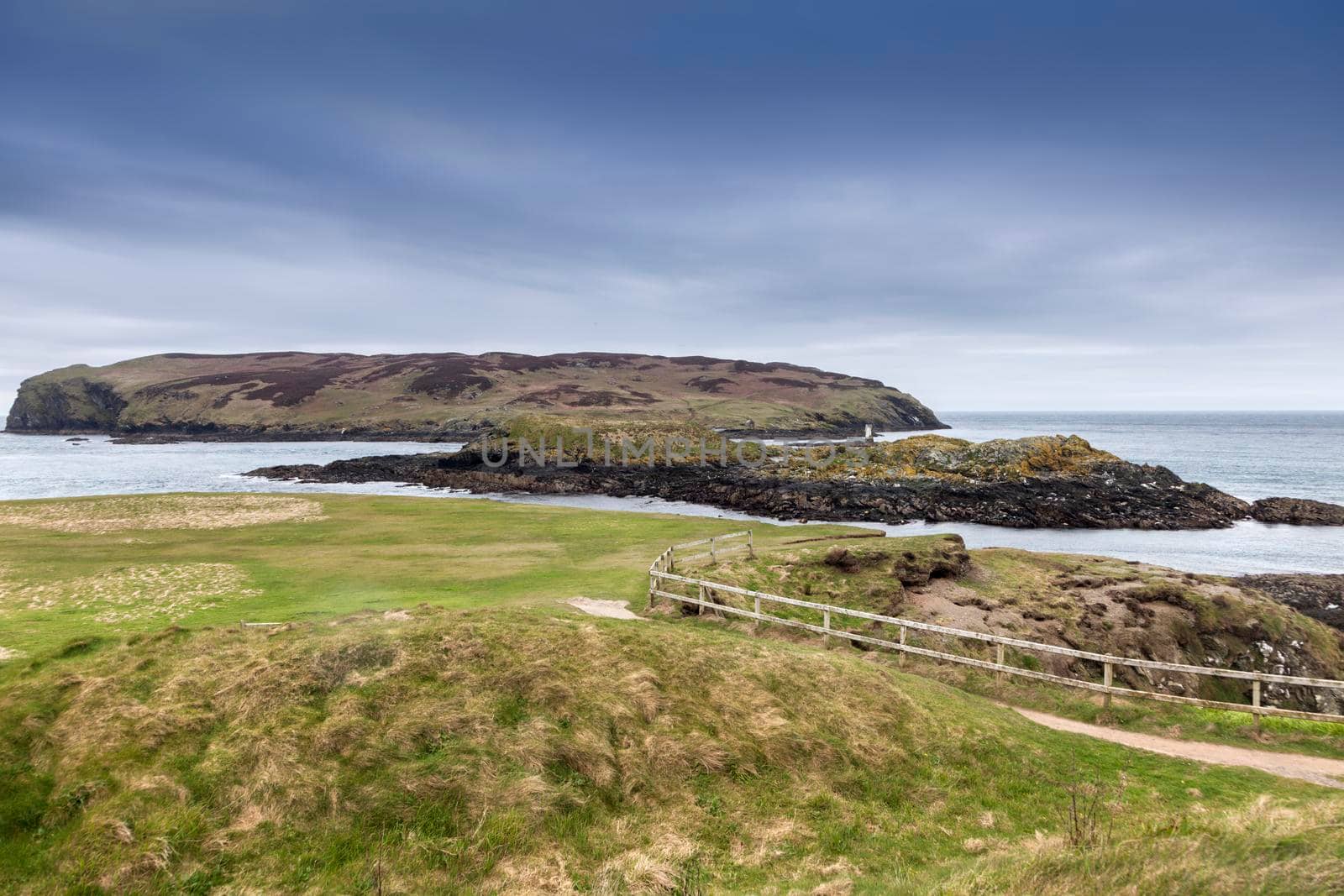 Kitterland seen from Isle of Man. Isle of Man.