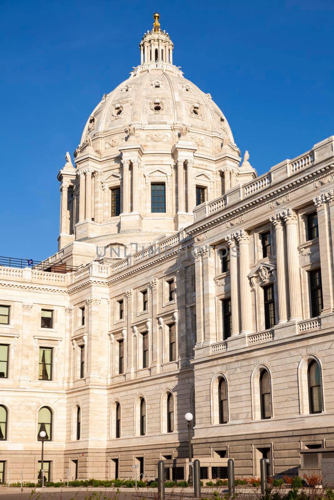 Minnesota State Capitol  Building in St. Paul. St. Paul, Minnesota, USA.