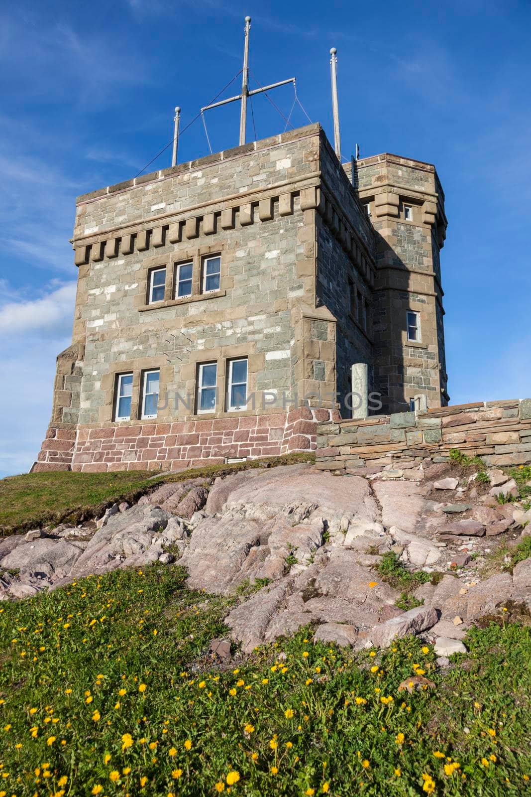 Cabot Tower on Signal Hill in St John's, Newfoundland. St. John's, Newfoundland and Labrador, Canada.