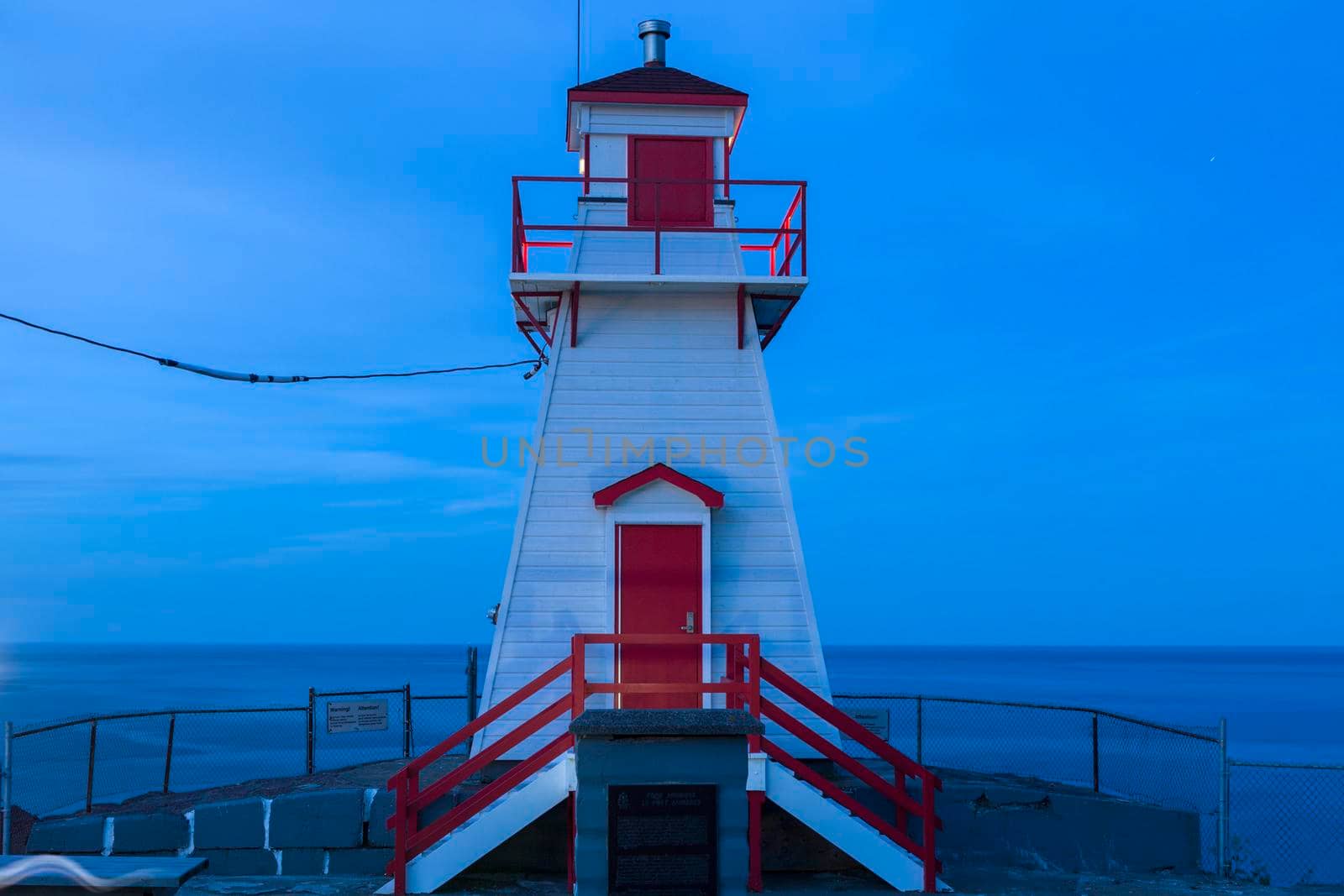 Fort Amherst Lighthouse in St. John's. St. John's, Newfoundland and Labrador, Canada.