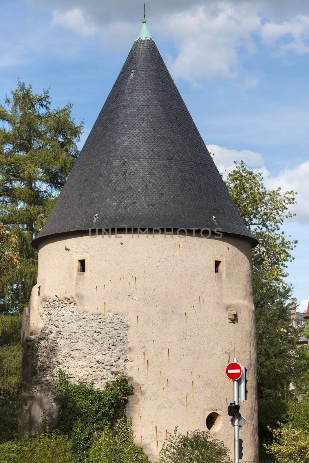 Camoufle Tower in Metz. Metz, Grand Est, France.