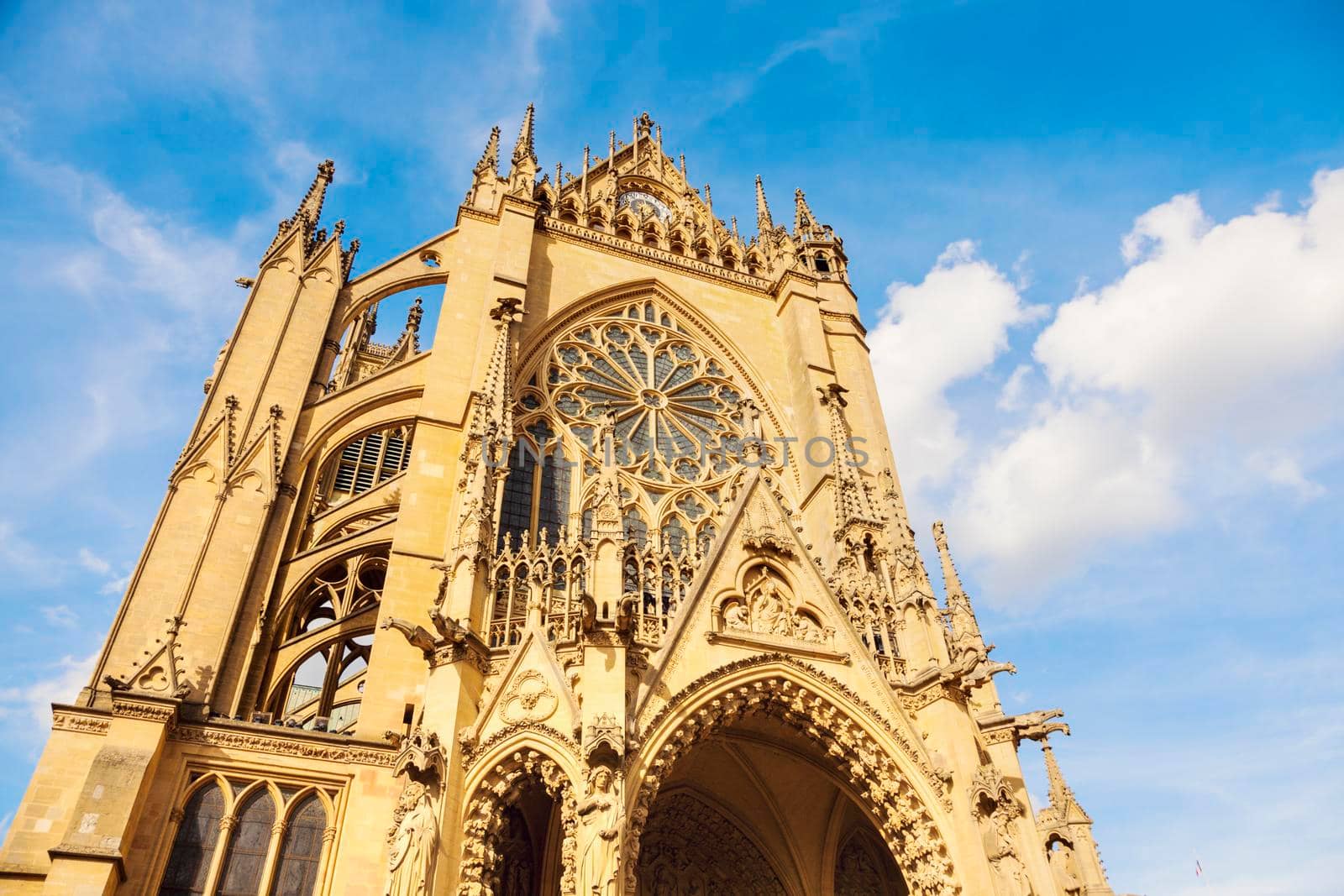 Cathedral of Saint Stephen in Metz. Metz, Grand Est, France.