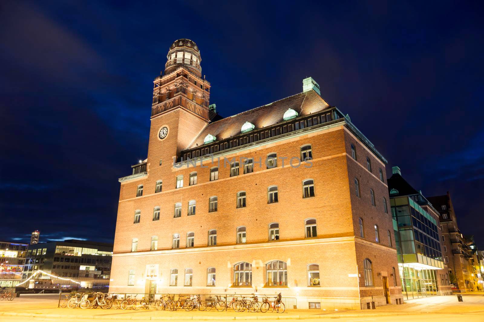 Central Post Office in Malmo. Malmo, Scania, Sweden.