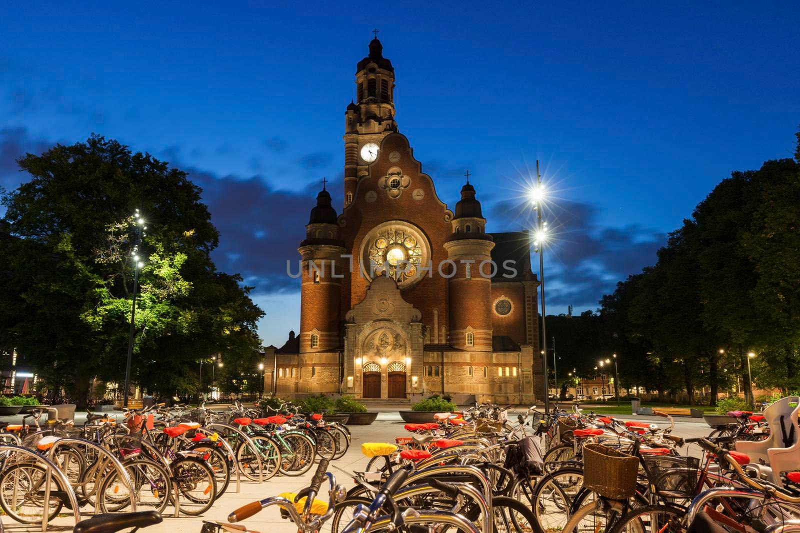 Johannes Church in Malmo. Malmo, Scania, Sweden.