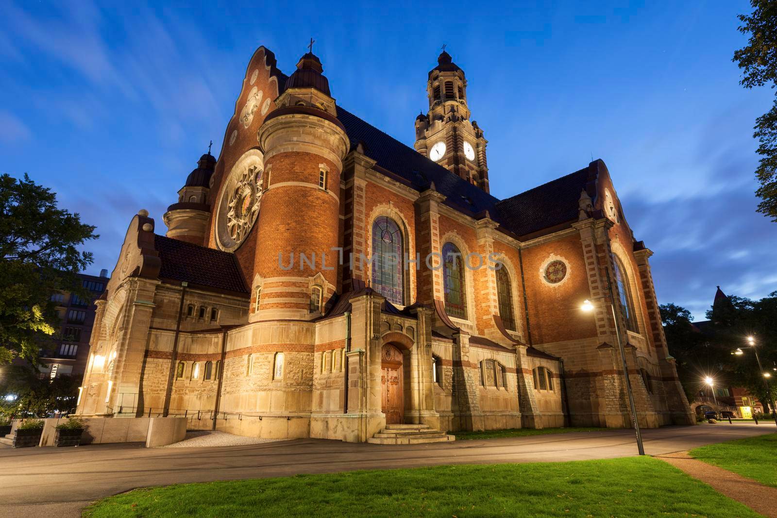 Johannes Church in Malmo. Malmo, Scania, Sweden.