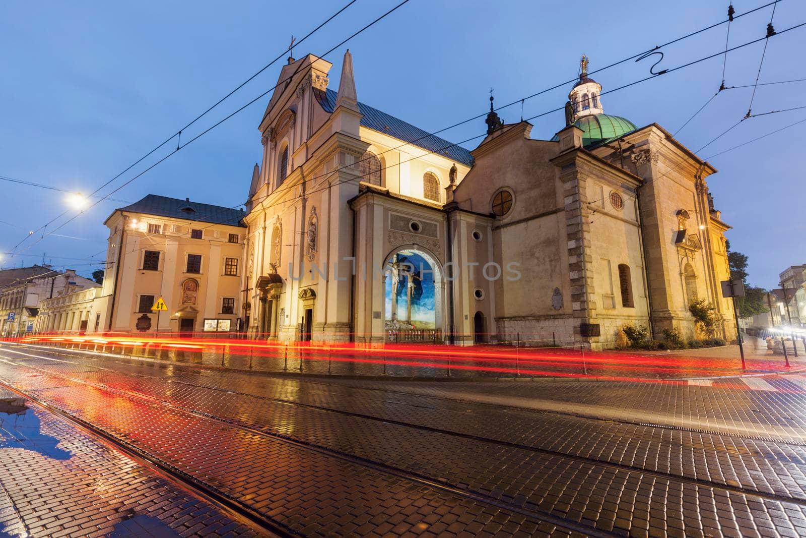 Church of the Visitation of the Blessed Virgin Mary in Krakow. Krakow, Lesser Poland, Poland.