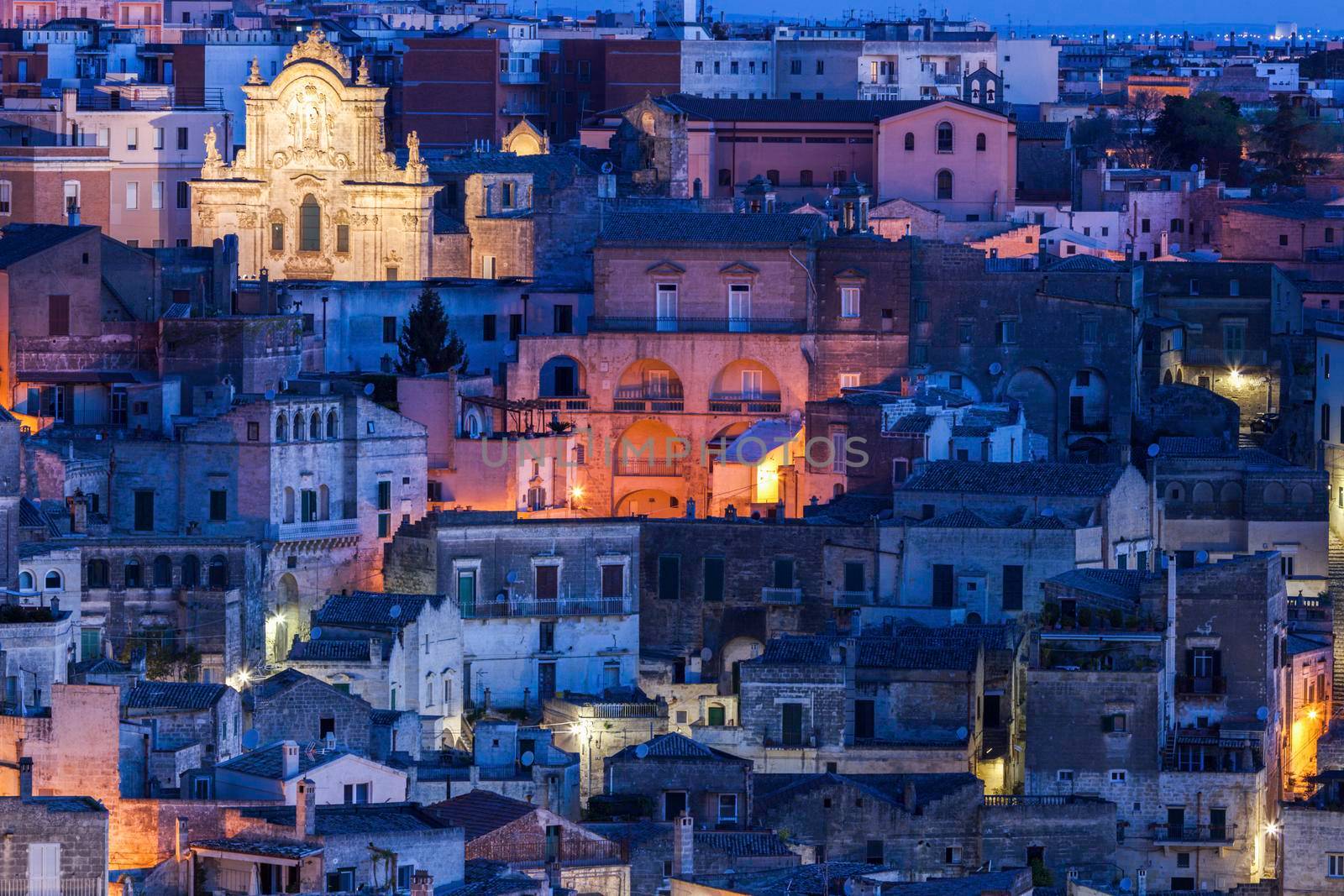 Sassi in Matera. Matera, Basilicata, Italy