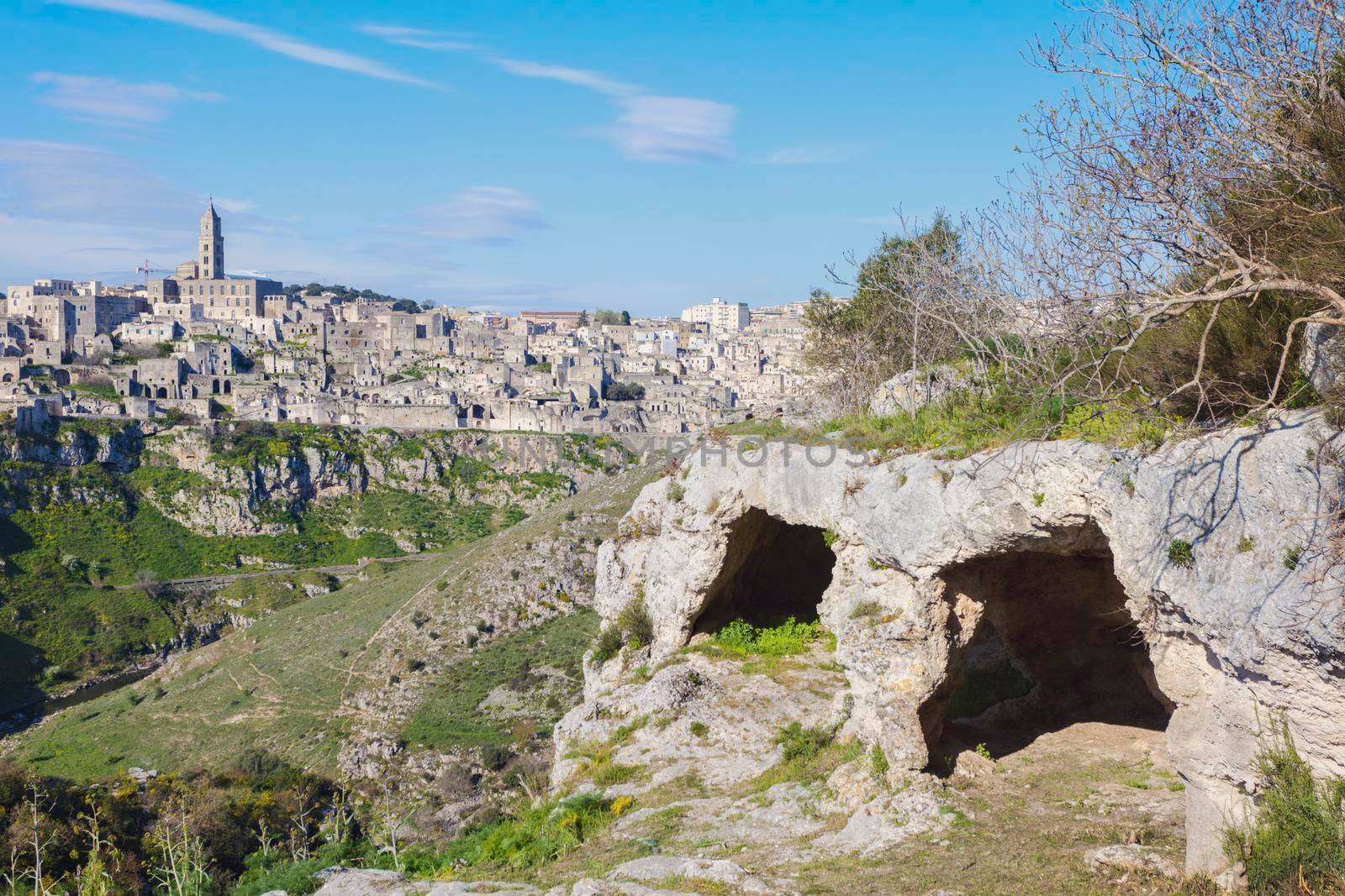 Sassi in Matera, Italy. Matera, Basilicata, Italy