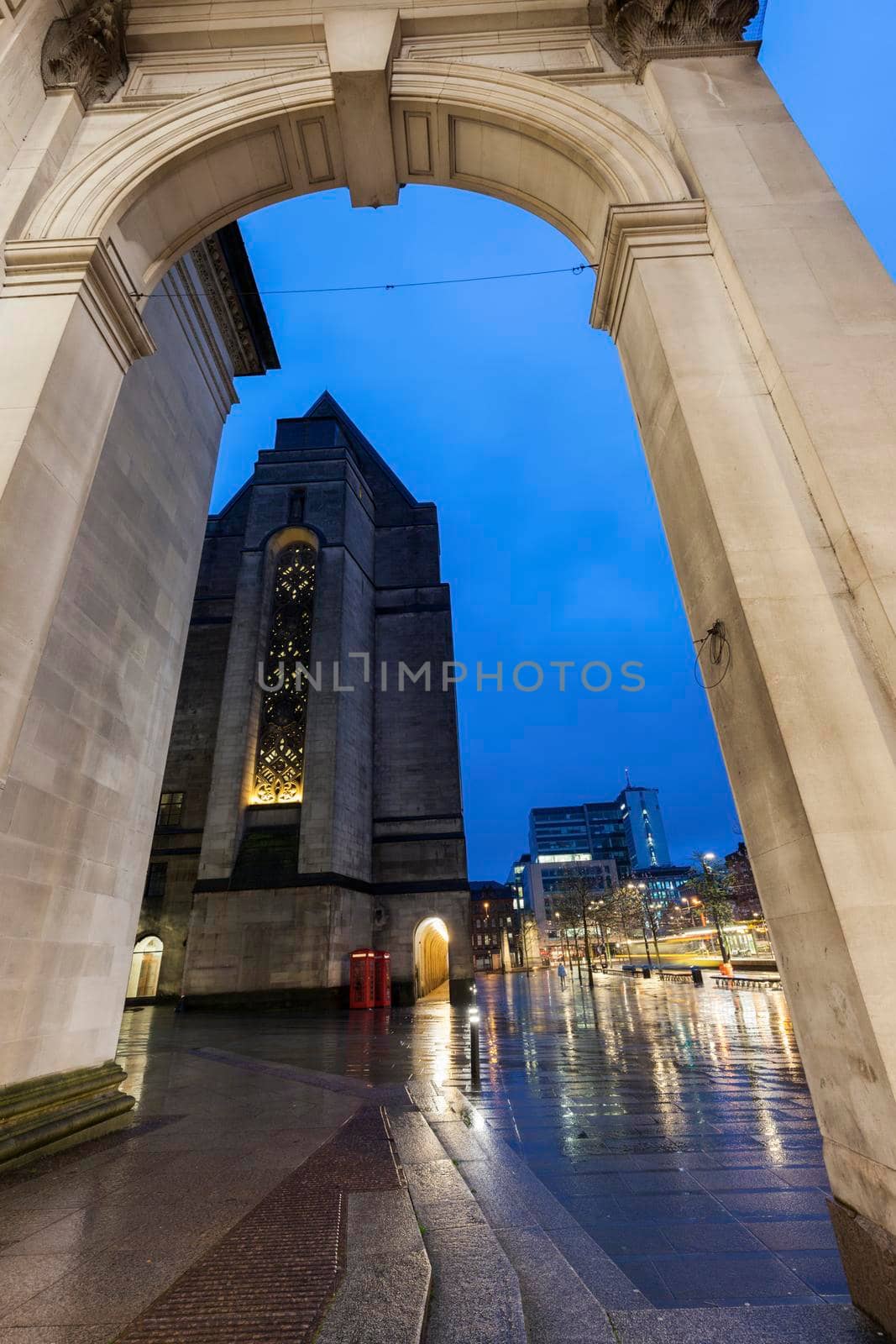Manchester Town Hall. Manchester, North West England, United Kingdom.