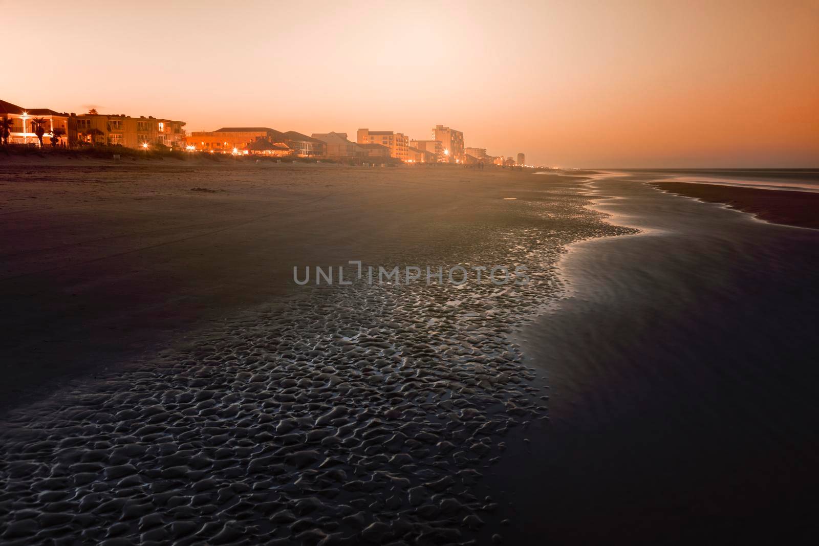 Beach in South Padre Island, Texas. South Padre Island, Texas, USA.