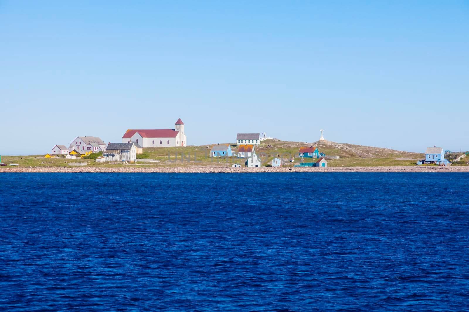 Saint Pierre panorama. Saint Pierre, Saint Pierre and Miquelon.