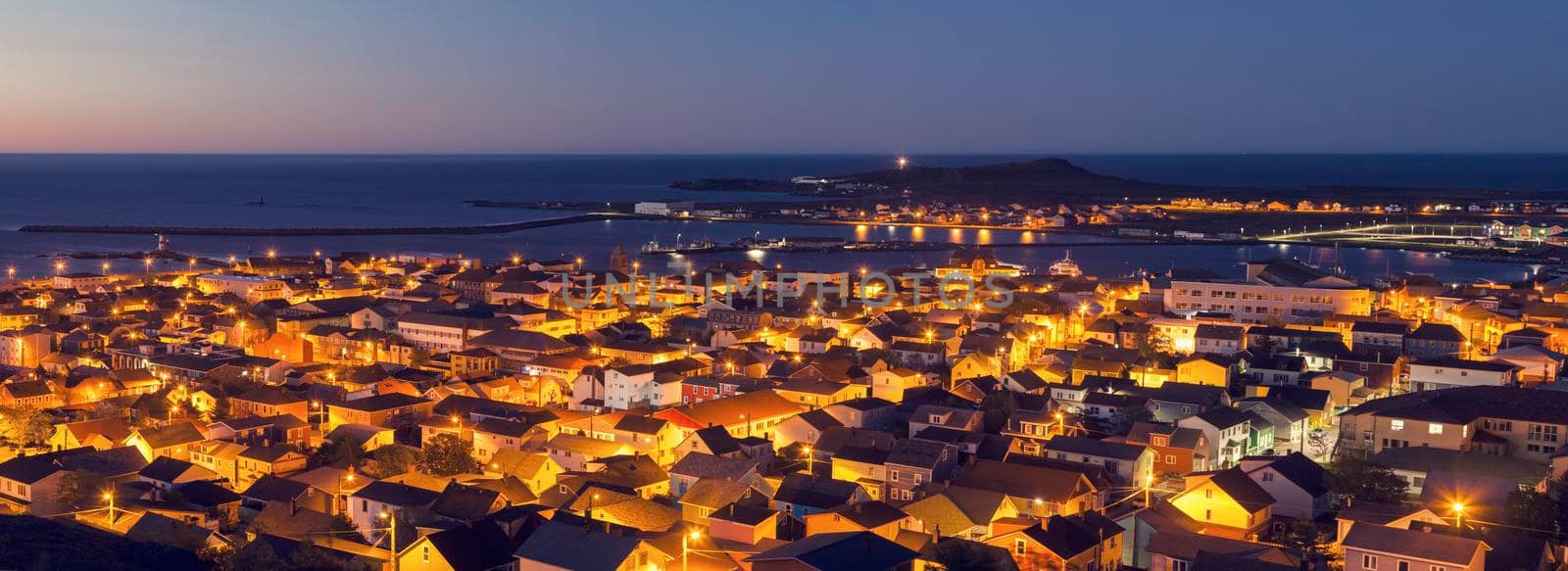 Saint Pierre panorama. Saint Pierre, Saint Pierre and Miquelon.