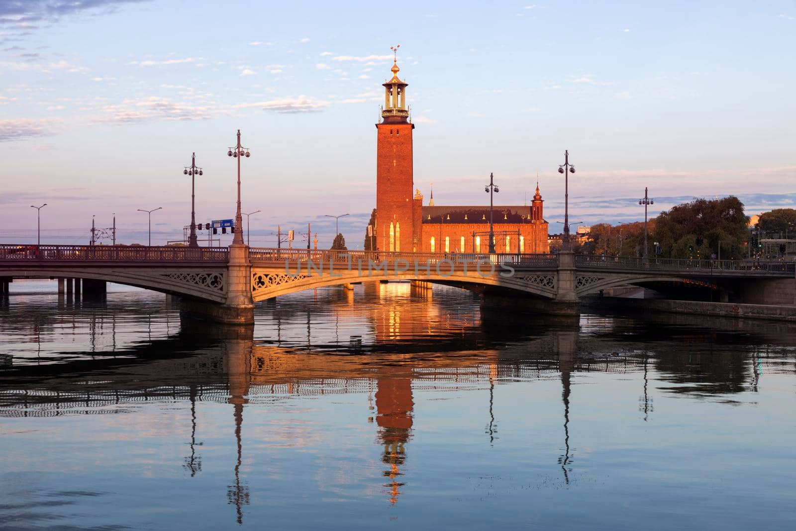 Stockholm City Hall. Stockholm, Sodermanland and Uppland, Sweden.