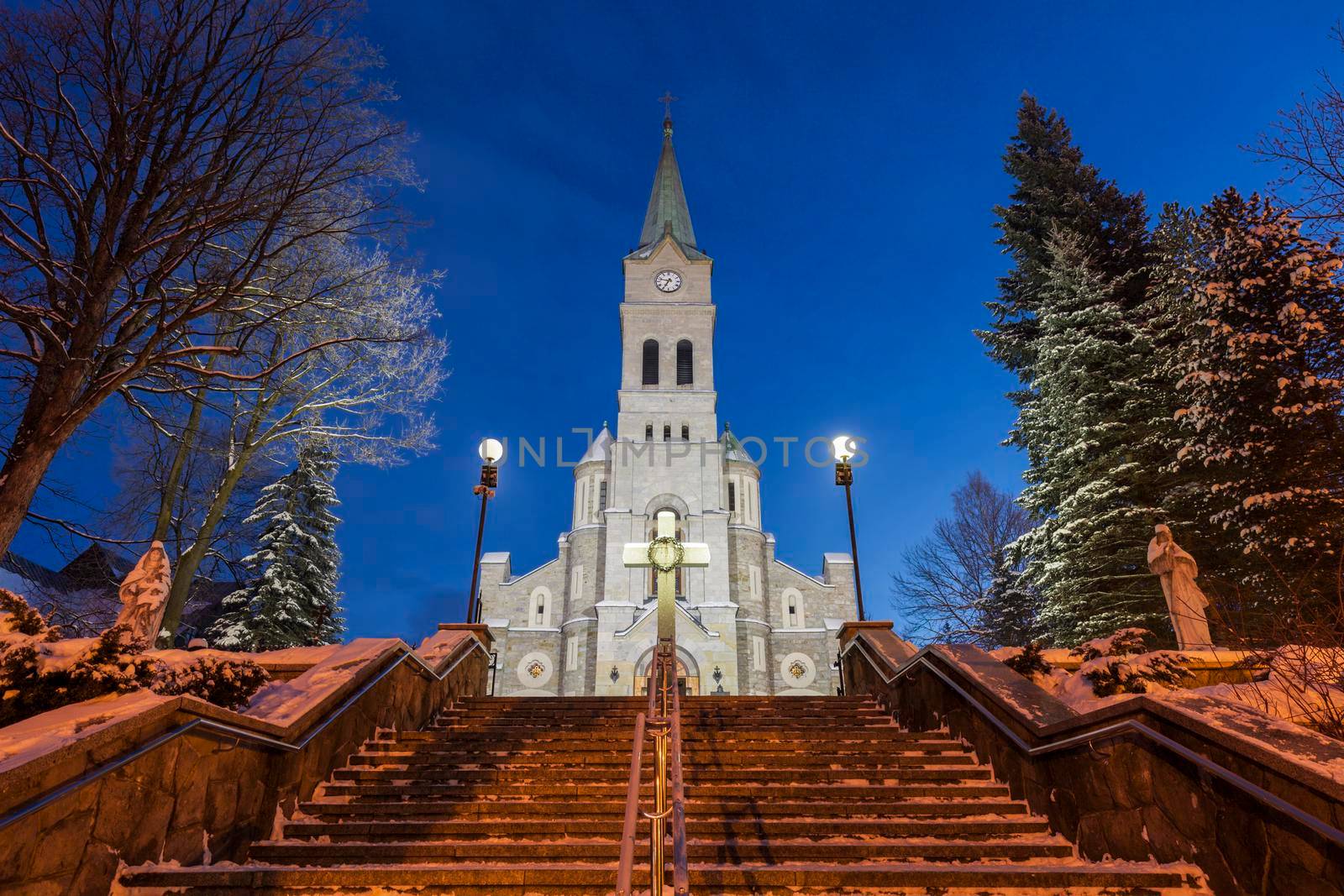 Church of the Holy Family in Zakopane. Zakopane, Lesser Poland, Poland.