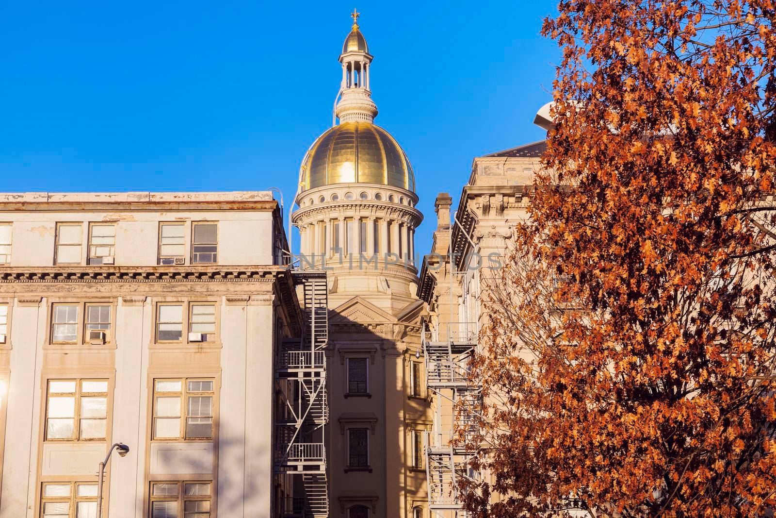 Trenton, New Jersey -  State Capitol Building. Trenton, New Jersey, USA.