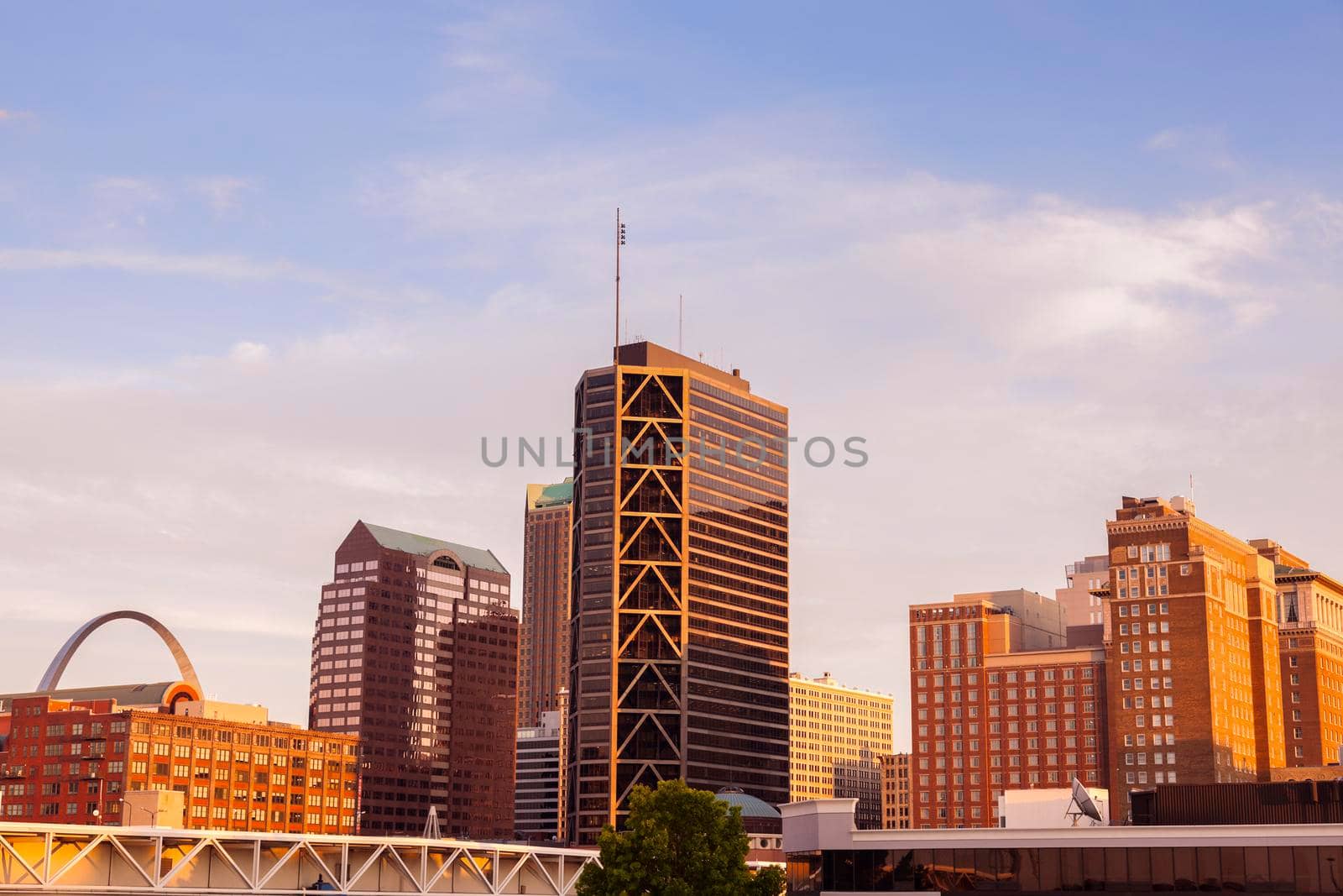 St. Louis, Missouri - view of the city. St. Louis, Missouri, USA.