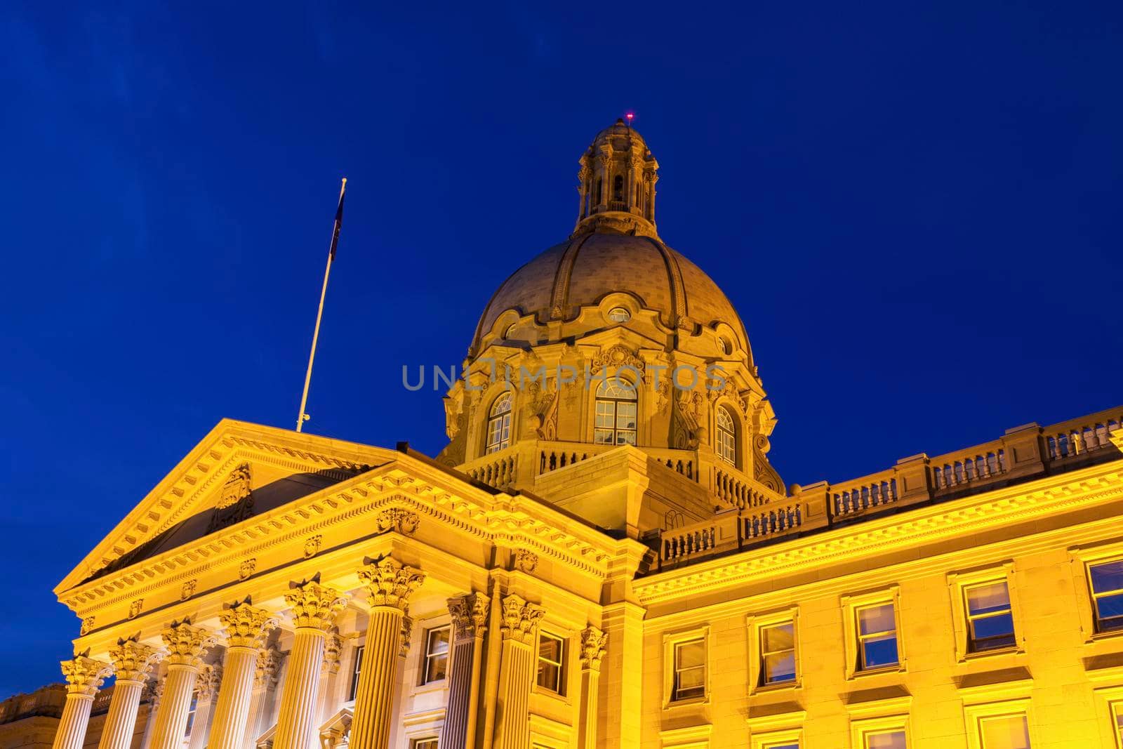 Alberta Legislative Building in Edmonton. Edmonton, Alberta, Canada.