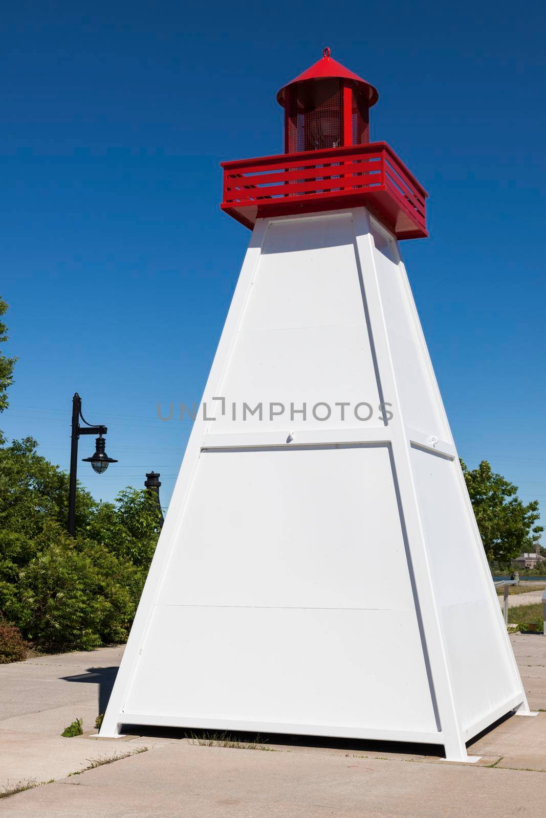 Collingwood Lighthouse by Lake Huron. Ontario, Canada.
