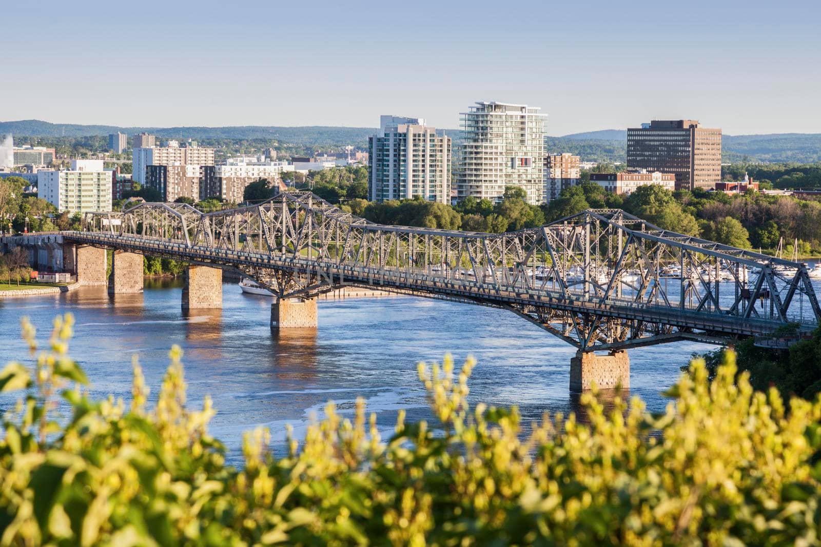 Panorama of Gatineau seen from Ottawa. Panorama of Gatineau, Ontario, Canada.