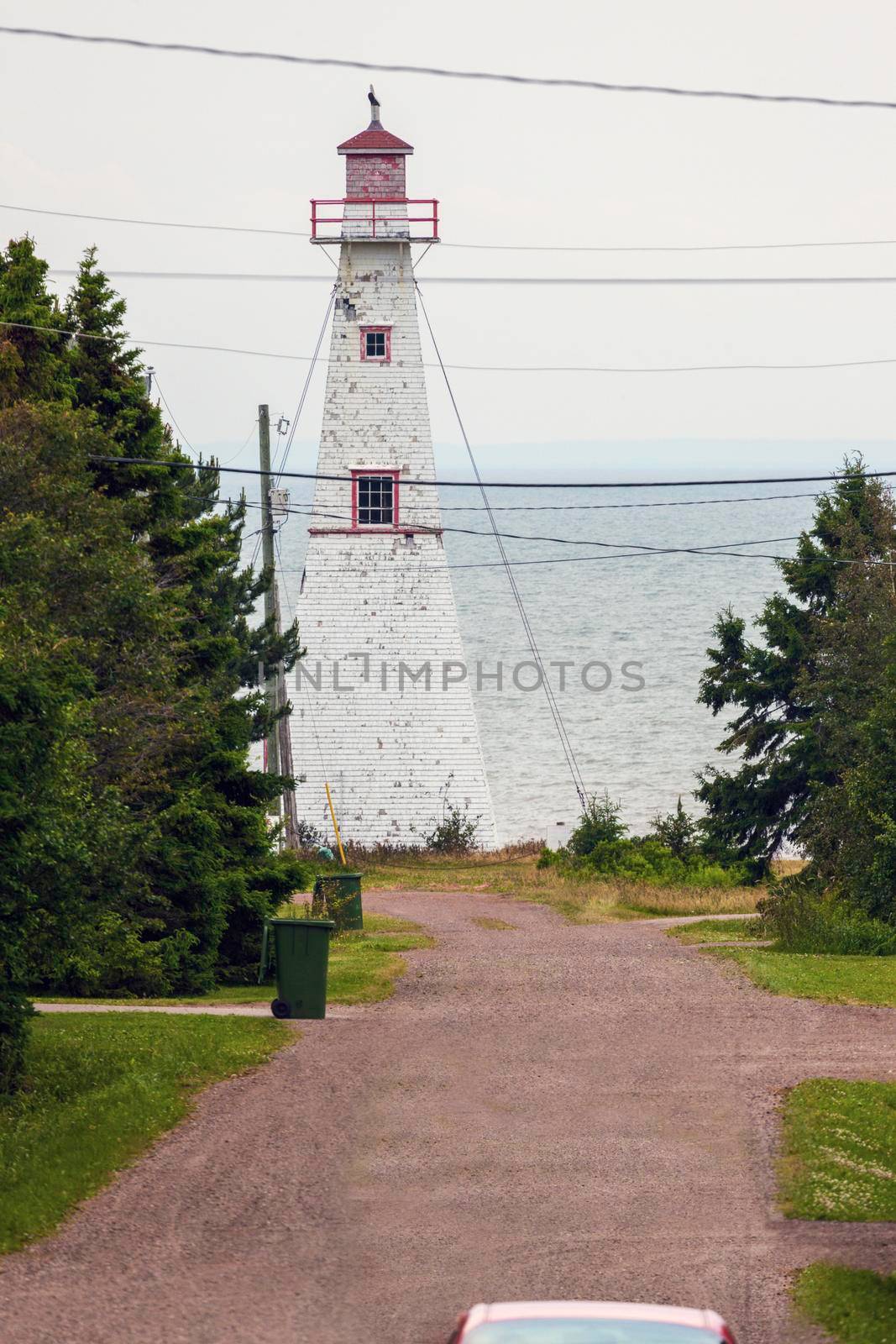 Haszard Point Range Front Lighthouse on Prince Edward Island. Prince Edward Island, Canada.