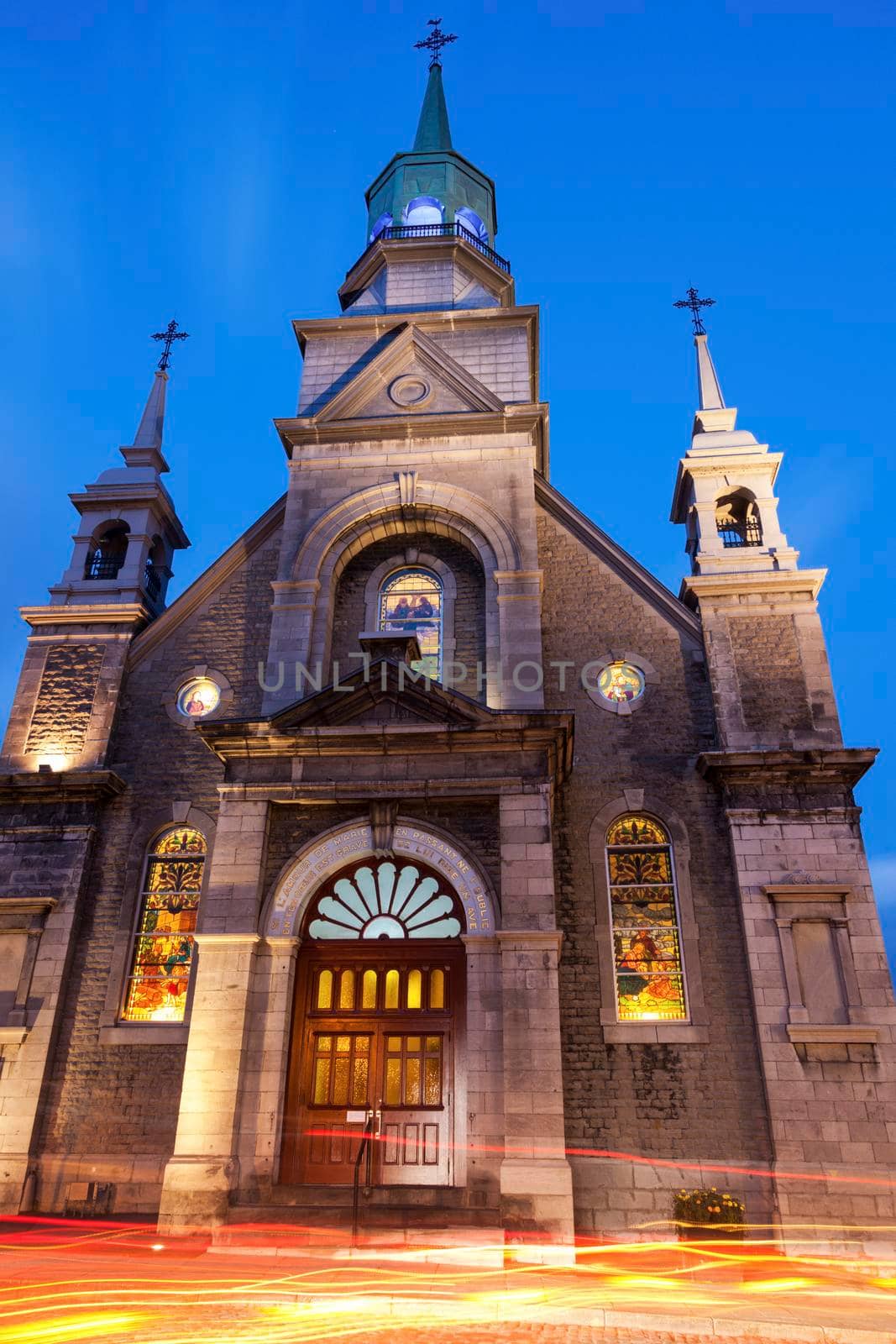Notre-Dame-de-Bon-Secours Chapel in Montreal. Montreal, Quebed, Canada.