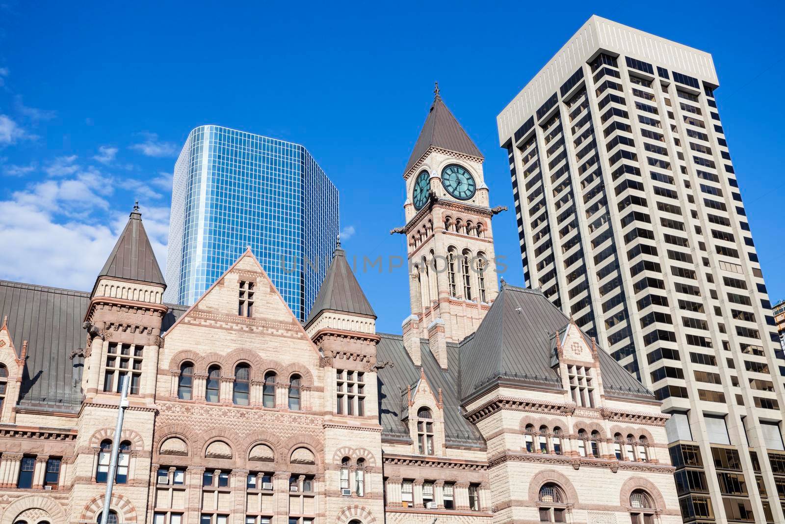 Historic building of Toronto City Hall. Toronto, Ontario, Canada.
