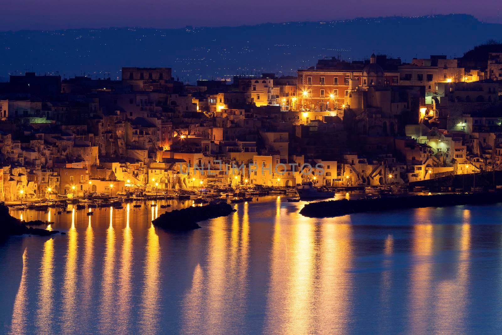 Marina Corricella on Procida Island. Procida, Campania, Italy