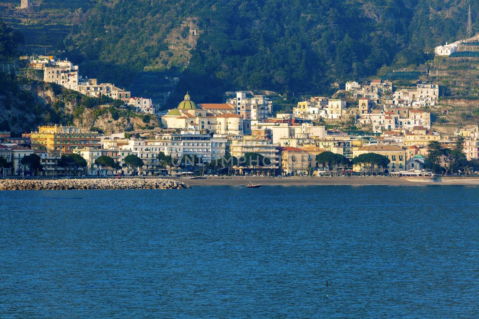 Architecture of Maiori. Maiori, Campania, Italy.