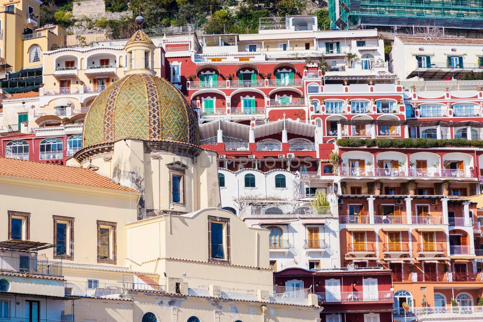 Santa Maria Assunta Church in Positano. Positano, Campania, Italy