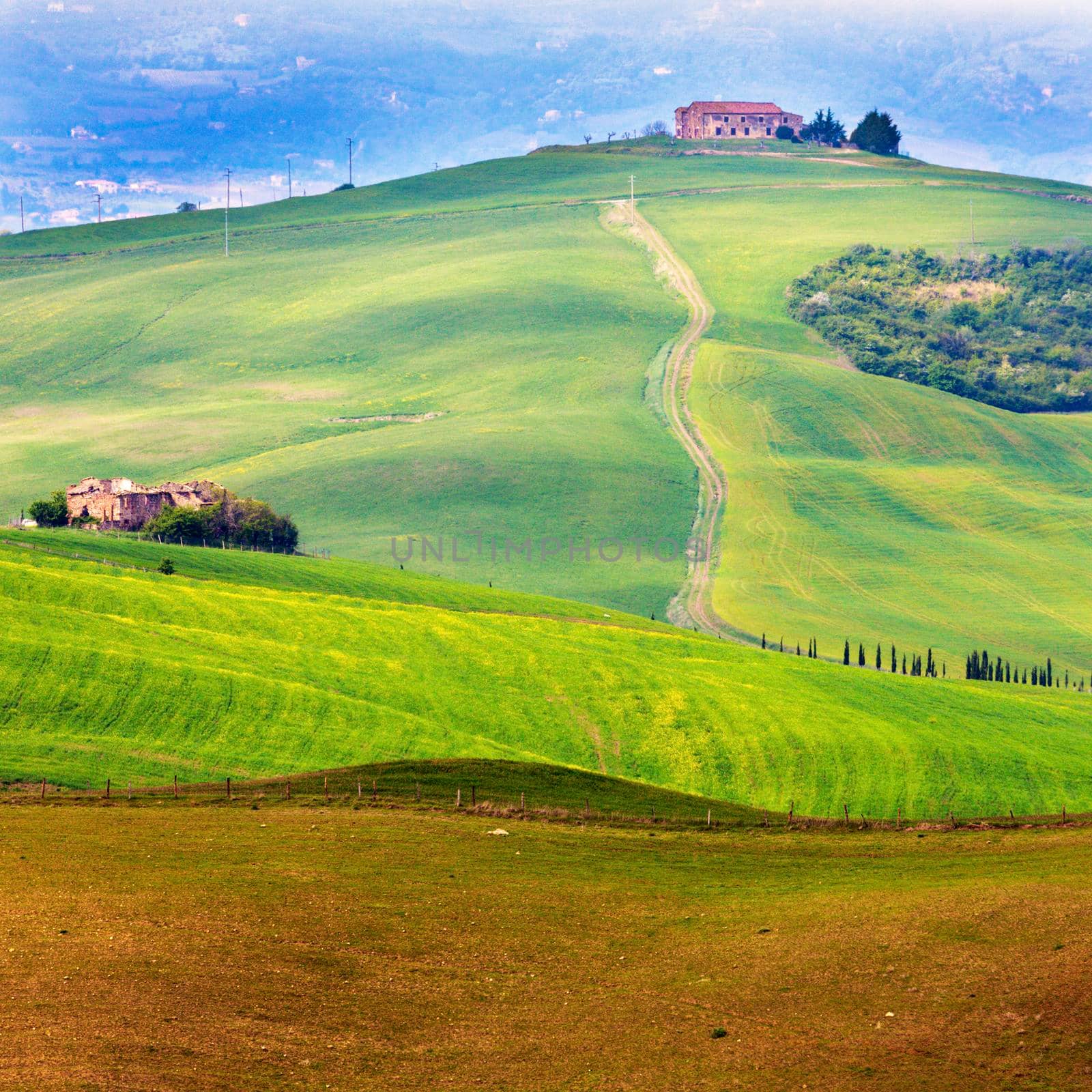 Amazing Tuscany landscape by benkrut